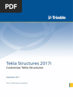 Customize Tekla Structures