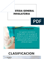 Anestesia General Inhalatoria