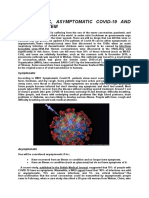 Asymptomatic,Symptomatic Covid-19 and Immune System