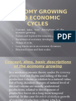 Economy Growing and Economic Cycles