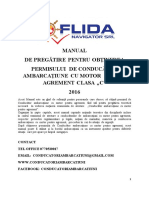 Manual de Pregătire Conducator Ambarcatiune Agrement Clasa C