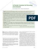 Efecto Del Fluoruro en Barniz PDF