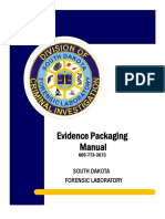 Evidence Packaging Manual: South Dakota Forensic Laboratory