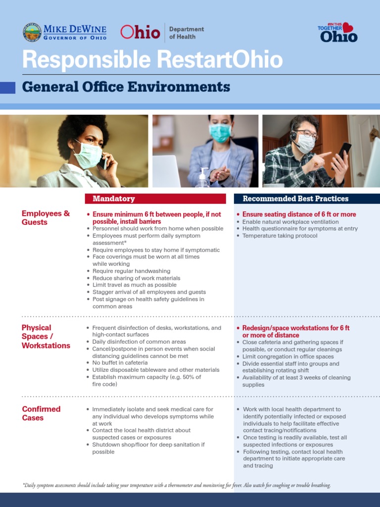 COVID-19 Safety Guidelines for Offices | PDF | Public Health | Medicine