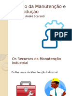 Gestão Da Manutenção e Da Produção - Aula 4 - A MI e Seus Recursos