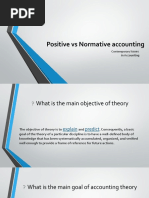 Positive Vs Normative Accounting