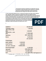 Tunjangan Pajak: (173,484,000 X 15%) - RP 5.000.000