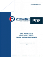 Teoria Organizacional 2016 PDF