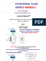 Computational Fluid Dynamics: Lecture May 16