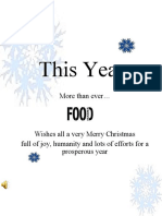 Food Issues Christmas Card