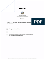 Wuolah-Premium-Tema 5.2. Anàlisi de Lexpressió Gènica. Arrays