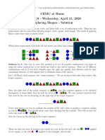 CEMC at Home Grade 7/8 - Wednesday, April 15, 2020 Replacing Shapes - Solution