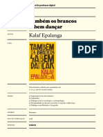 Manual Do Professor TODAVIA - Também Os Brancos Sabem Dançar PDF