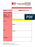 Formato de Plan Individual de Ajustes Razonable - Piar