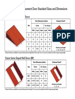 Dimensions Basement Door PDF