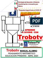 Trobotv Aprende a Dividir Manual Alumno 3456 Cursos Teleertv 2020