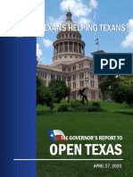 Texas plan to reopen