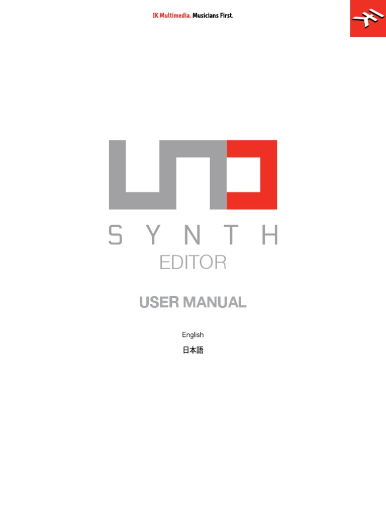 UNO Synth Editor User Manual PDF PDF Synthesizer Computing And