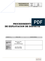 Procedimiento de extraccin de disfrute