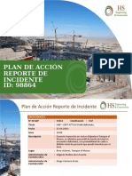 Plan de Acción Reporte de Incidente 98864