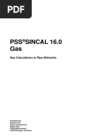 PSS SINCAL 16.0: Gas Calculations in Pipe Networks