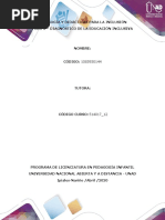 Paso 3 Pedagogía y Didácticas para La Inclusión