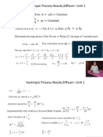 Isentropic Process-Nozzle, Diffuser - Unit 1