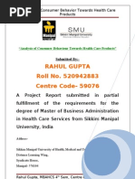 Download Health Care Project by Rahul Gupta SN45866695 doc pdf
