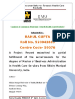 Download Health Care Project by Rahul Gupta SN45866695 doc pdf