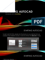 Starting Autocad: Ifiokobong Akpan