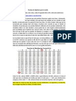 Pruebas de Hip Tesis para La Media