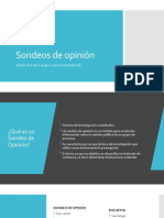 Sondeos de Opinión