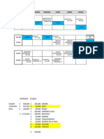 Como Hacer Horario en Excel Ejemplo