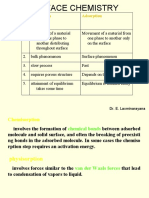 Absorption Adsorption: Dr. E. Laxminarayana