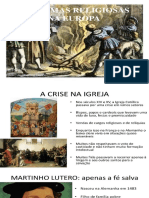 Aula 1º - Reformas Religiosas