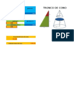 Calcular Tronco de Cono