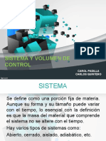 SISTEMA Y VOLUMEN DE CONTROL