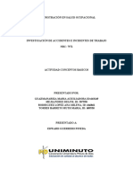 Investigación de accidentes e incidentes de trabajo