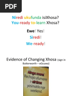 Learn Xhosa in 45 Minutes