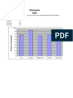 Histogram Date: Be Sure To Enter Your Own Data and Check Your Formulas