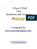Ui Post Utme Past Questions and Answers: For More Education Updates Check Us On: Facebook: Twitter