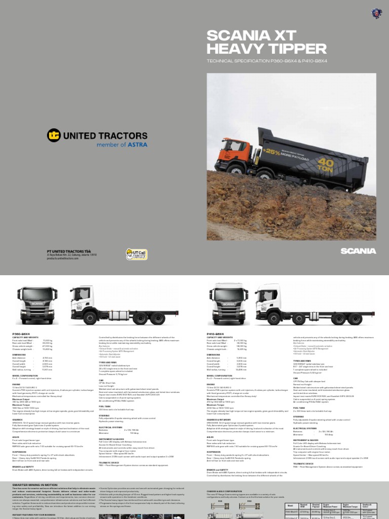 Leaflets Heavy Tipper Pdf Transmission Mechanics Fuel Injection