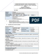 Guía aprendizaje adultez vejez muerte