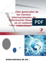 Aspectos Generales de Las Normas Internacionales de Información Financiera en El Contexto Colombiano