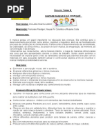 PROJETO  Musica turma b