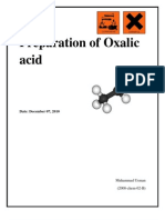 Download preparation of Oxalic acid by usman_uet08 SN45869039 doc pdf