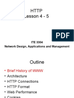 HTTP Lesson 4 - 5: Architecture, Connections and Format