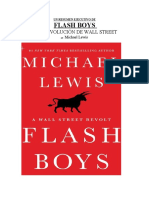 Resumido Sobre El Libro de Michael Lewis - Flash Boys