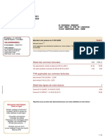 Bonjour Voici Votre Facture Du / /20: M Catzaras Gregory