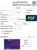 New Ajs Member Application